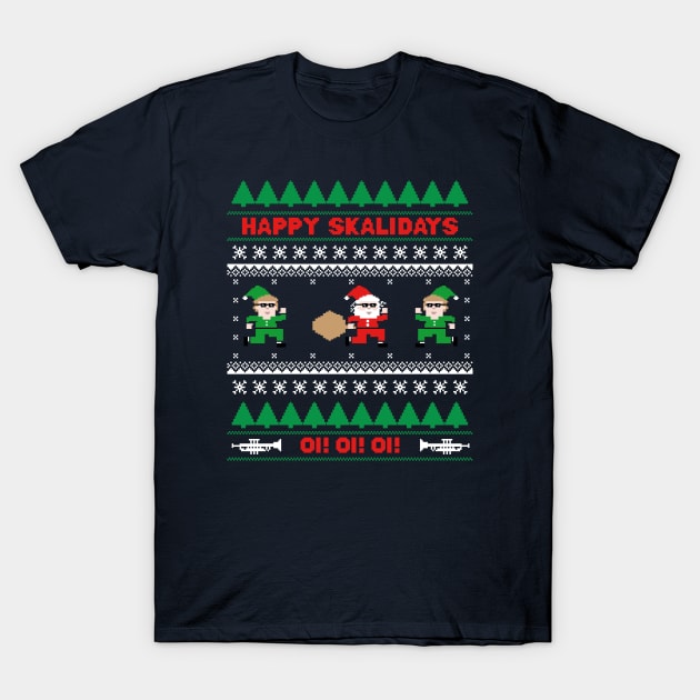 Happy Skalidays T-Shirt by bryankremkau